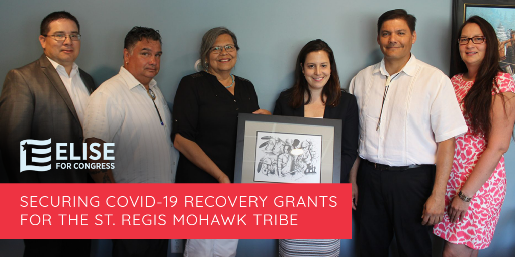 Delivering COVID-19 Recovery Funding to the Saint Regis Mohawk Tribe