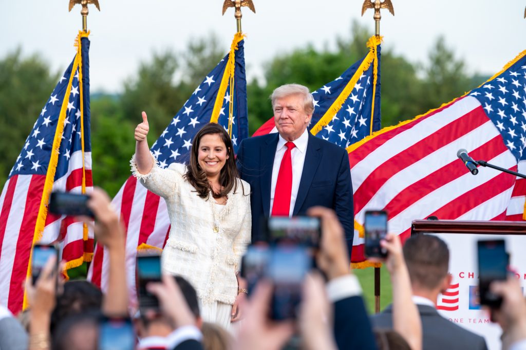 Elise with President Trump